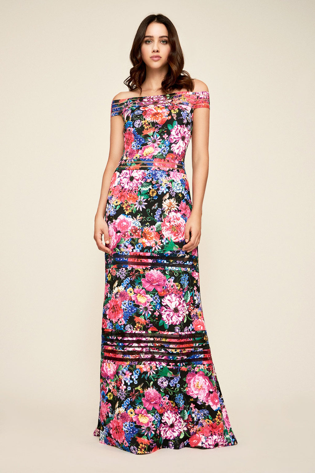 Tadashi Shoji - Bondi Floral Print Gown
