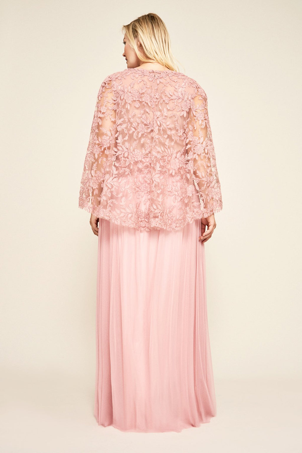 Tadashi Shoji - Cove Tulle Gown - PLUS SIZE