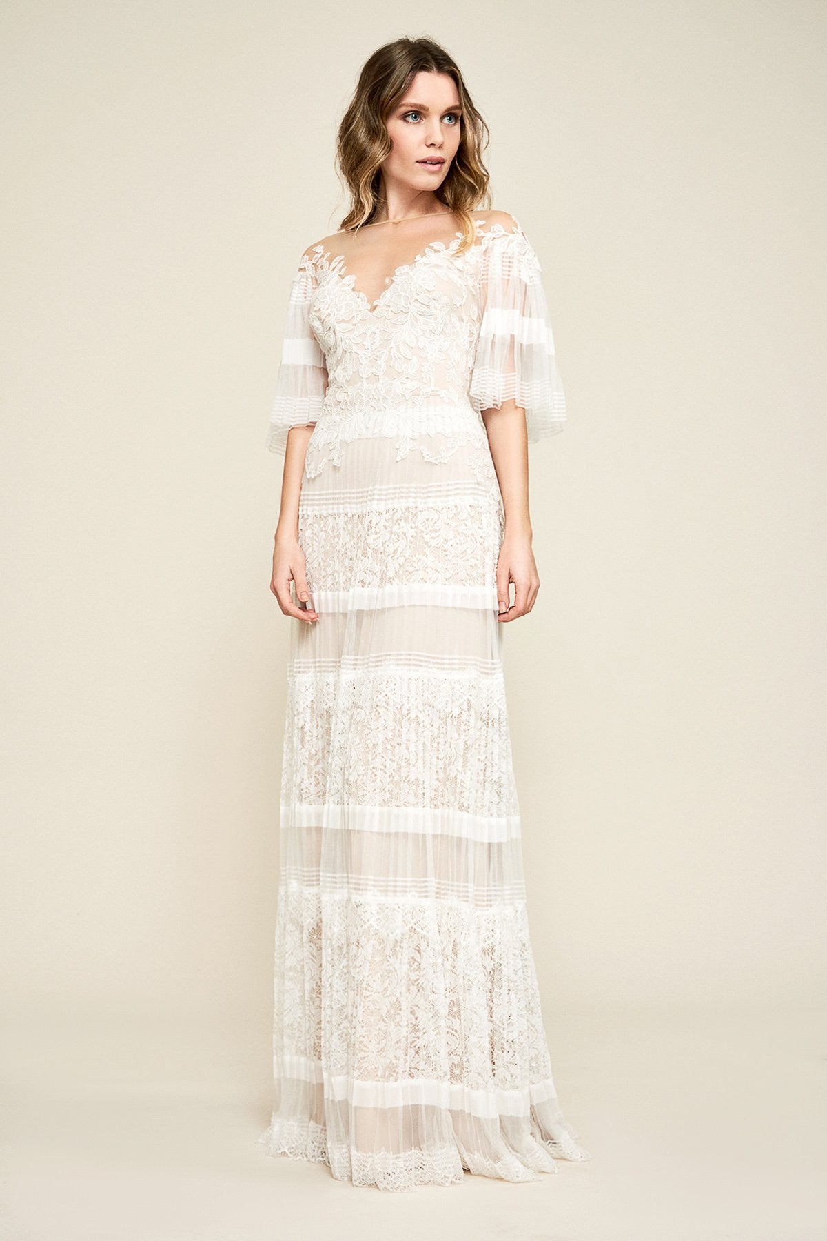 Nevaeh Pleated Gown