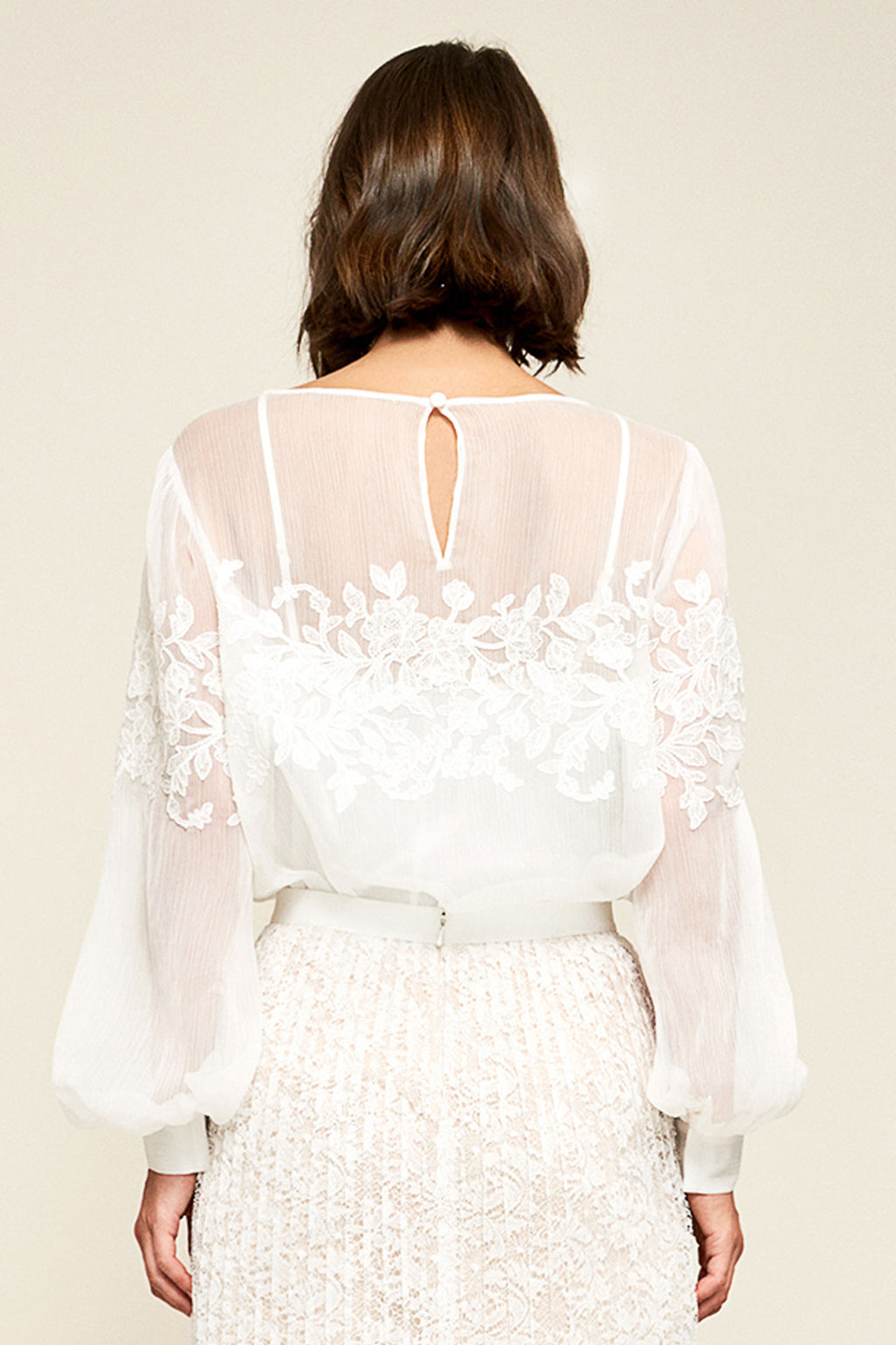 Ezra Crinkle Chiffon Blouse