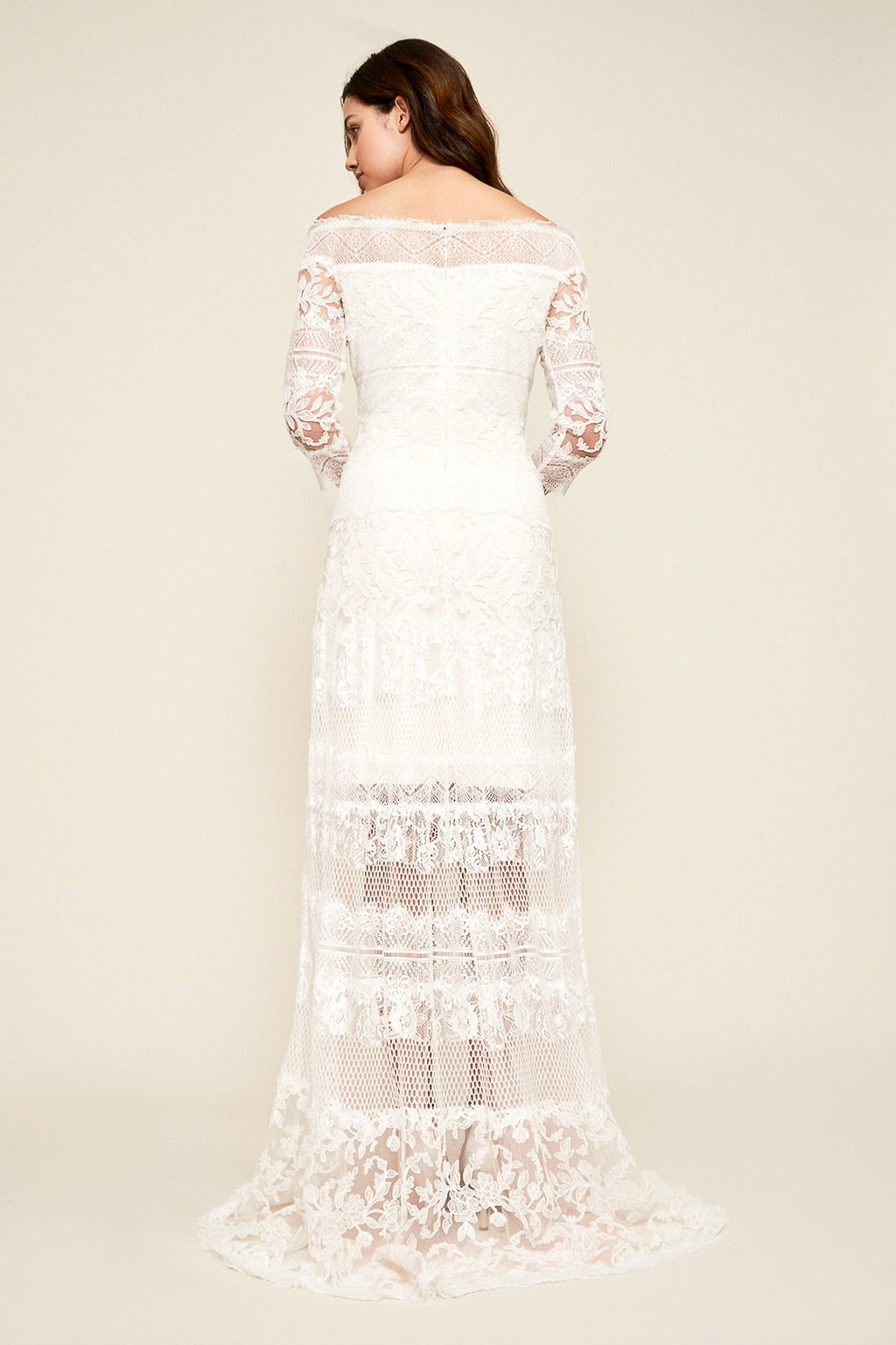 Tadashi Shoji - Raven Off-The-Shoulder Gown