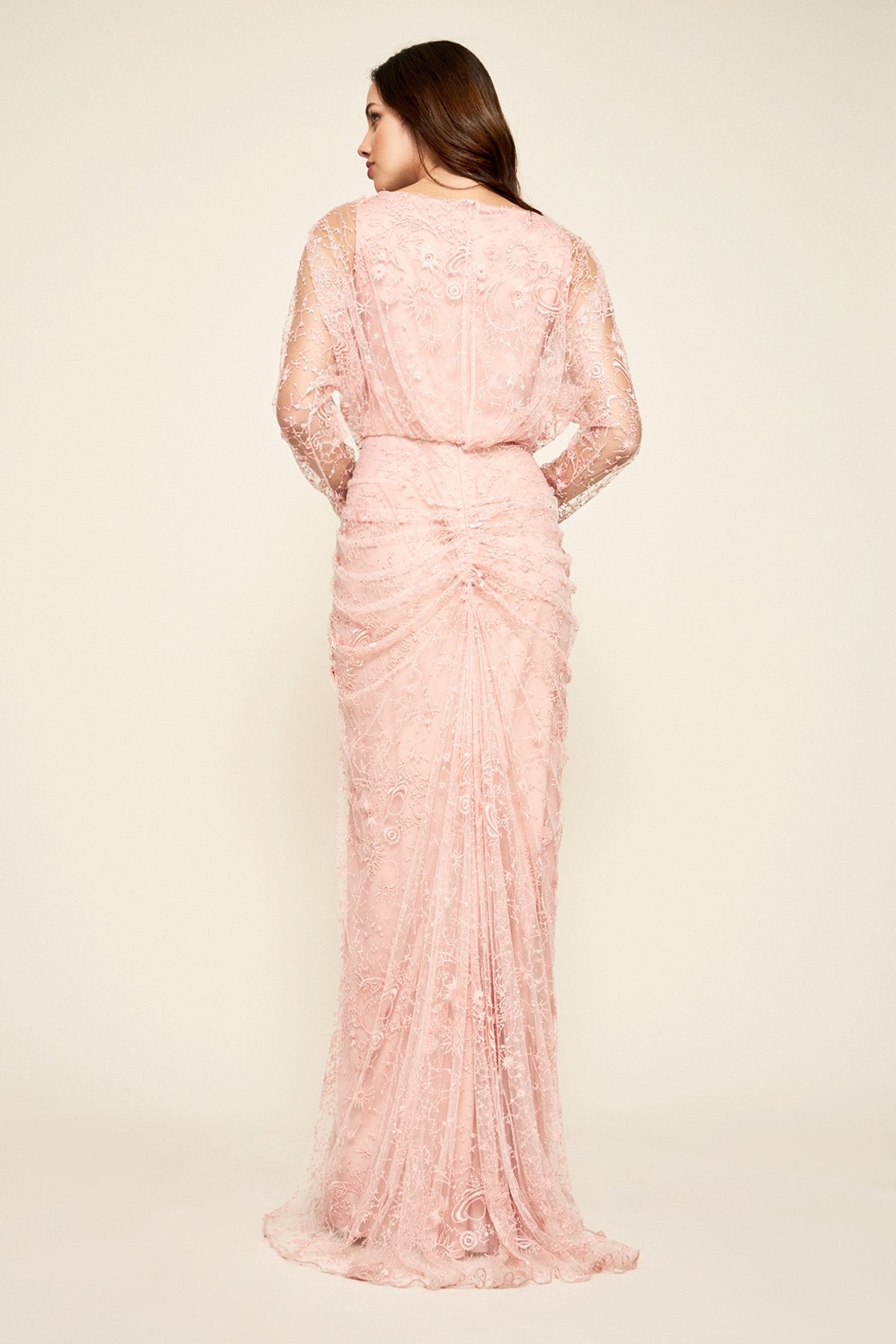 Oceana Metallic Embroidered Gown – Tadashi Shoji Official Online