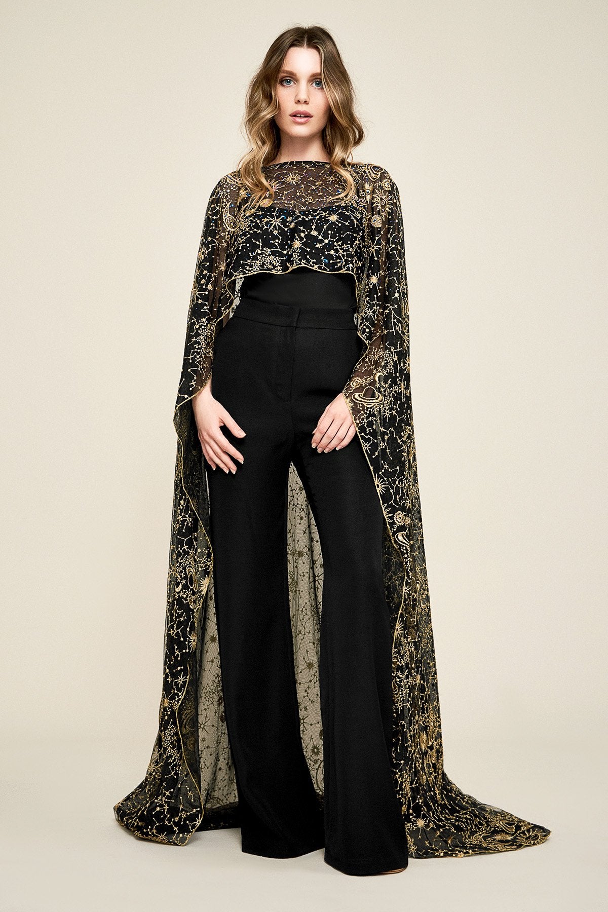 パジャマパーティー　千棘　psa9 Galaxy Sweeping Cape – Tadashi Shoji Official Online Boutique