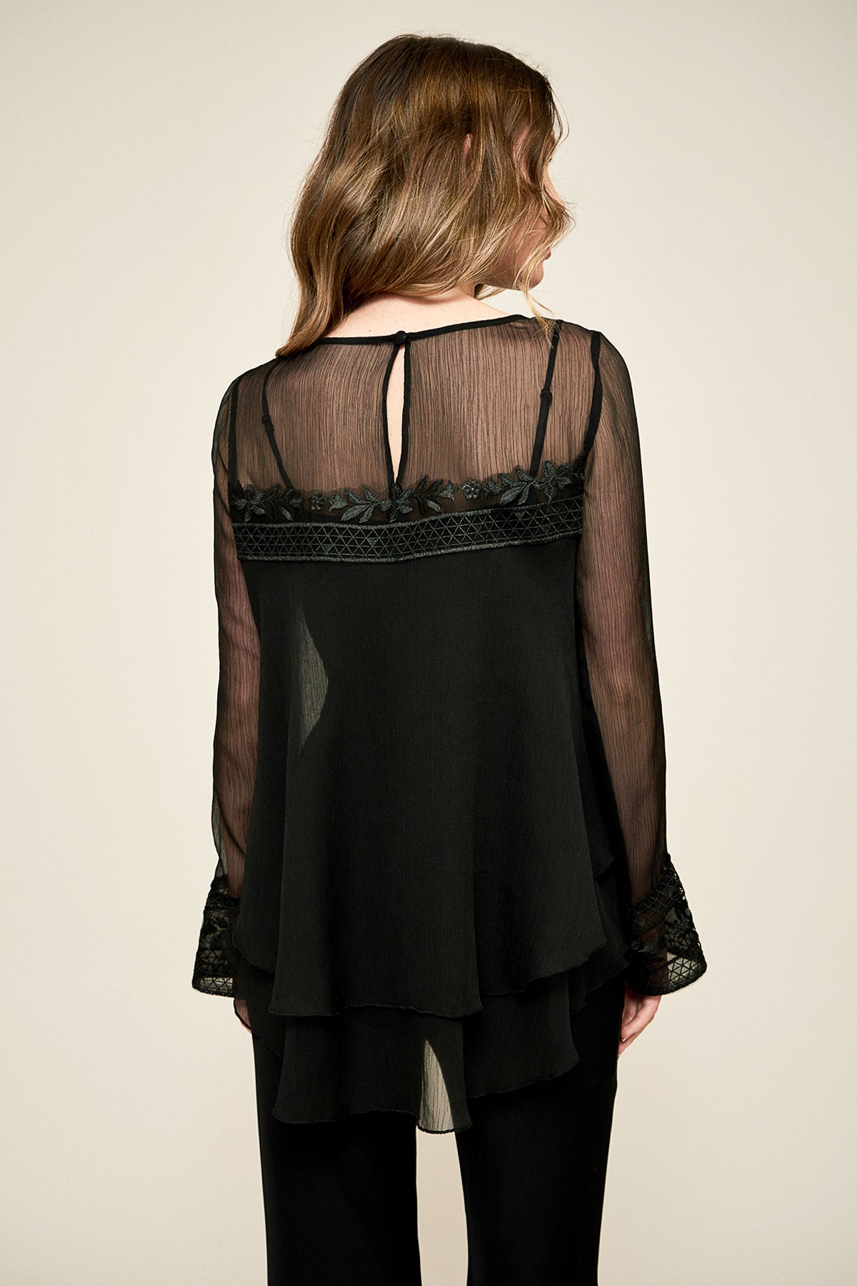 Tadashi Shoji - Eliana Chiffon Blouse