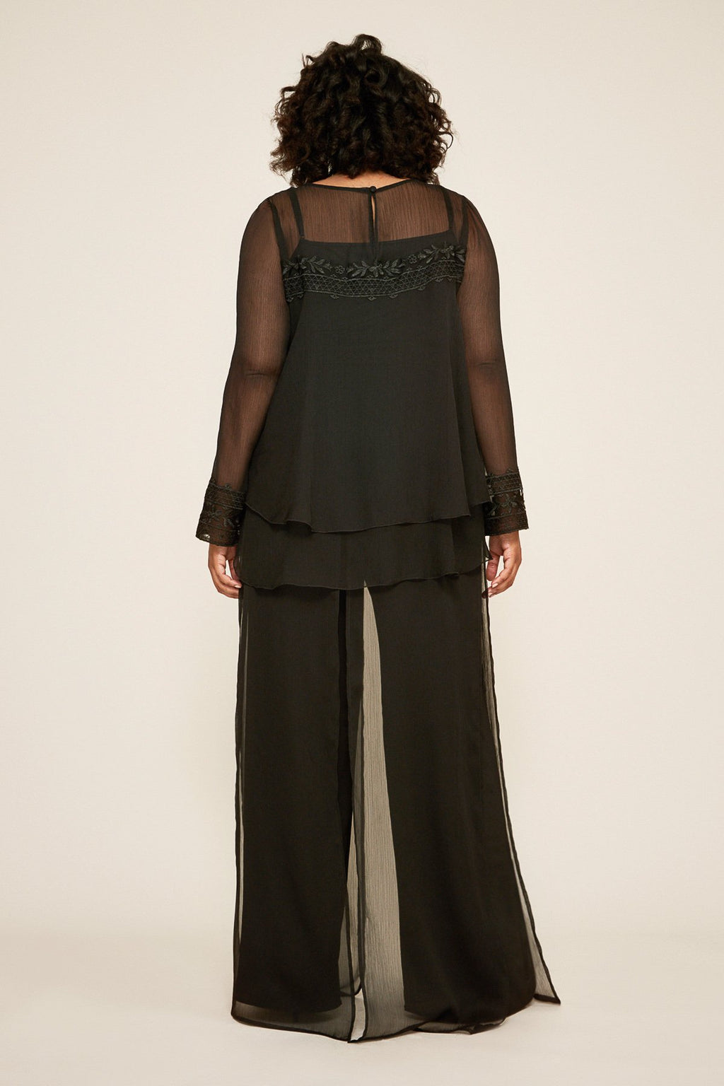 Eliana Chiffon Blouse - PLUS SIZE