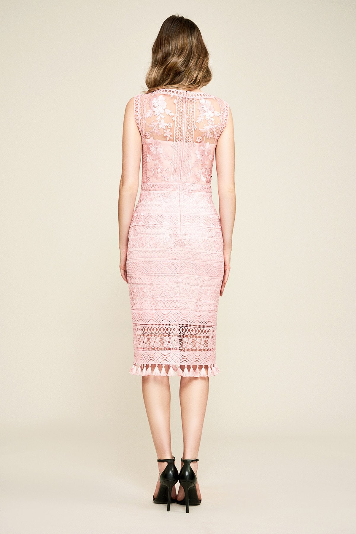 Tadashi Shoji - Moanna Lace Embroidered Dress