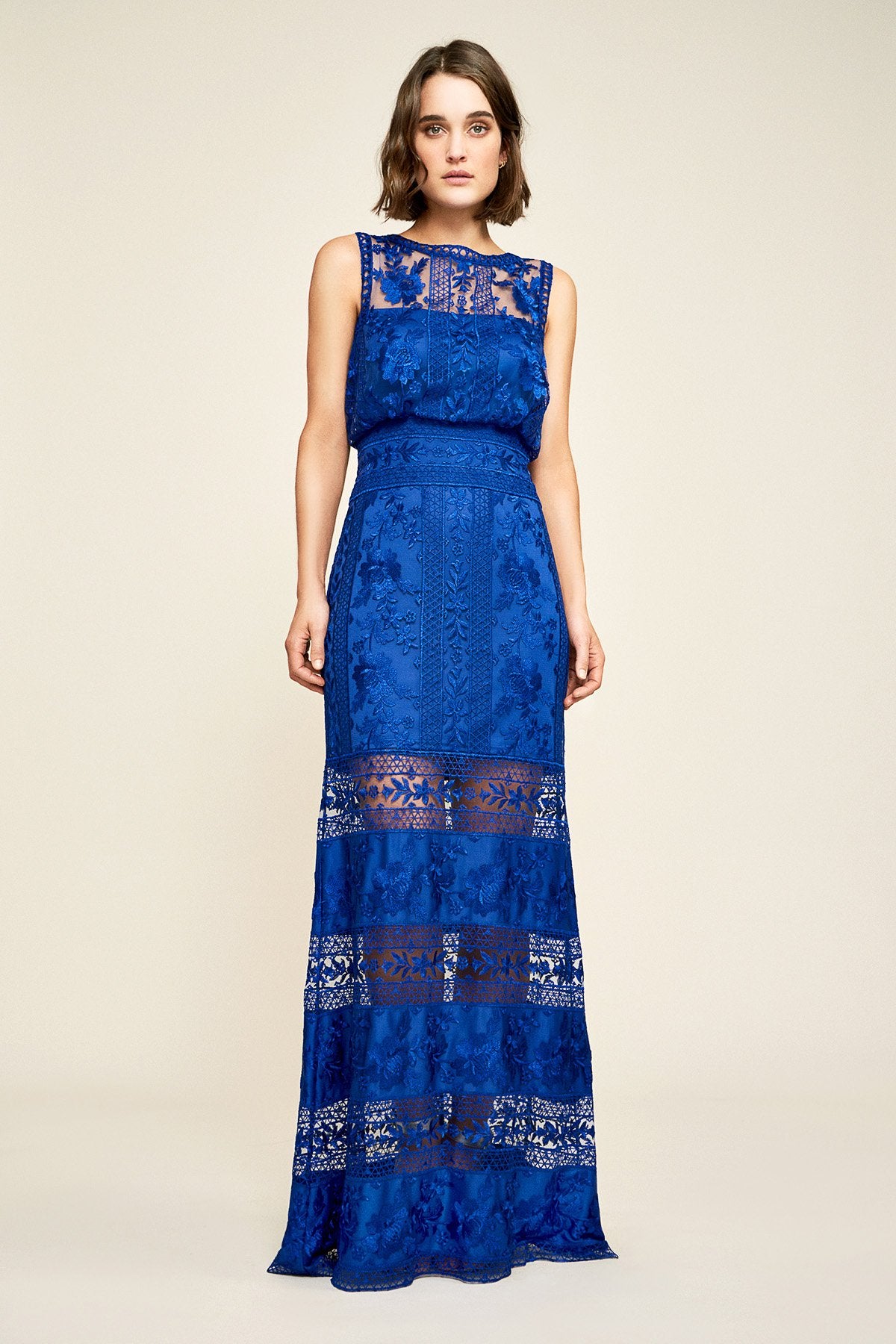 Tadashi Shoji - Kaisra Embroidered Lace Gown