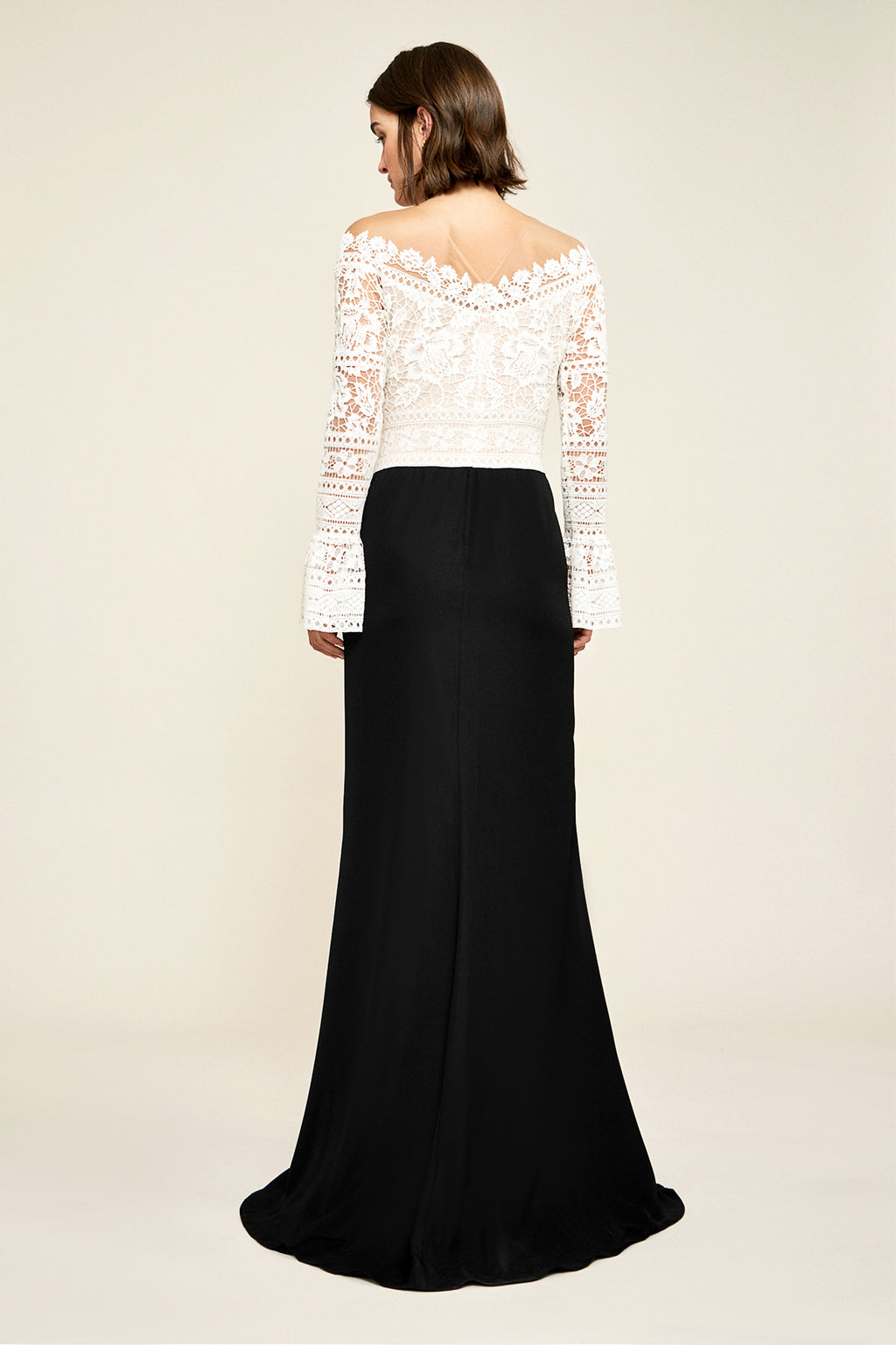 Tadashi Shoji - Idalia Crochet Bodice Gown