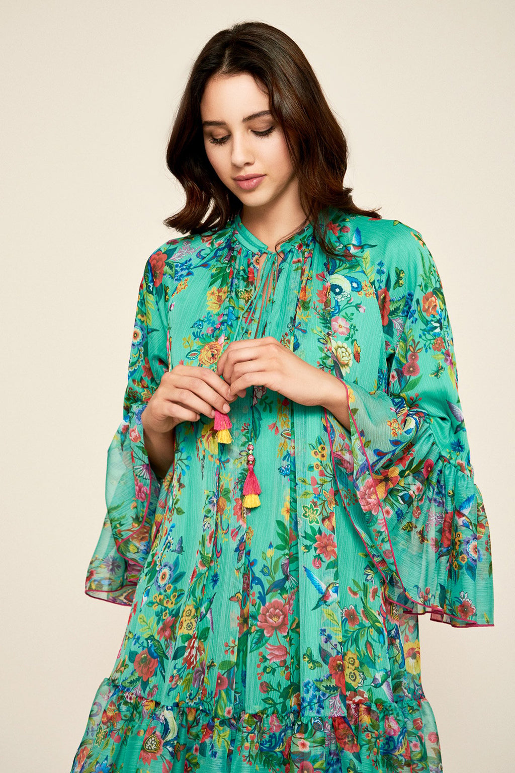 Tadashi Shoji - Eden Chiffon Mini Dress