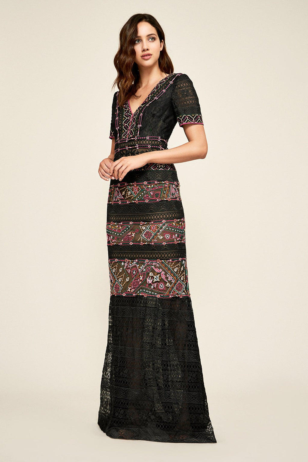 Tadashi Shoji - Charlett Embroidered Gown