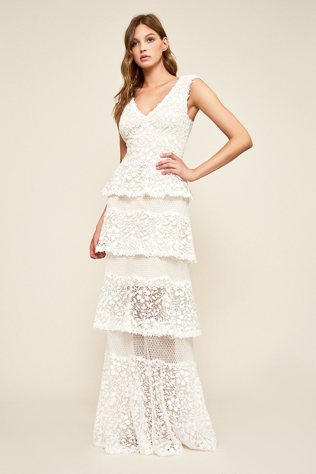 Tadashi Shoji - Citara Tulle Tiered Gown