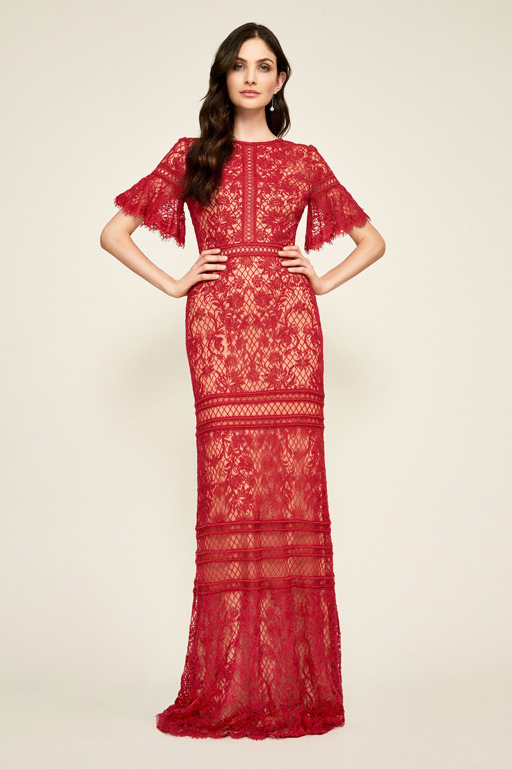 Tadashi Shoji - Chakra Embroidered Gown