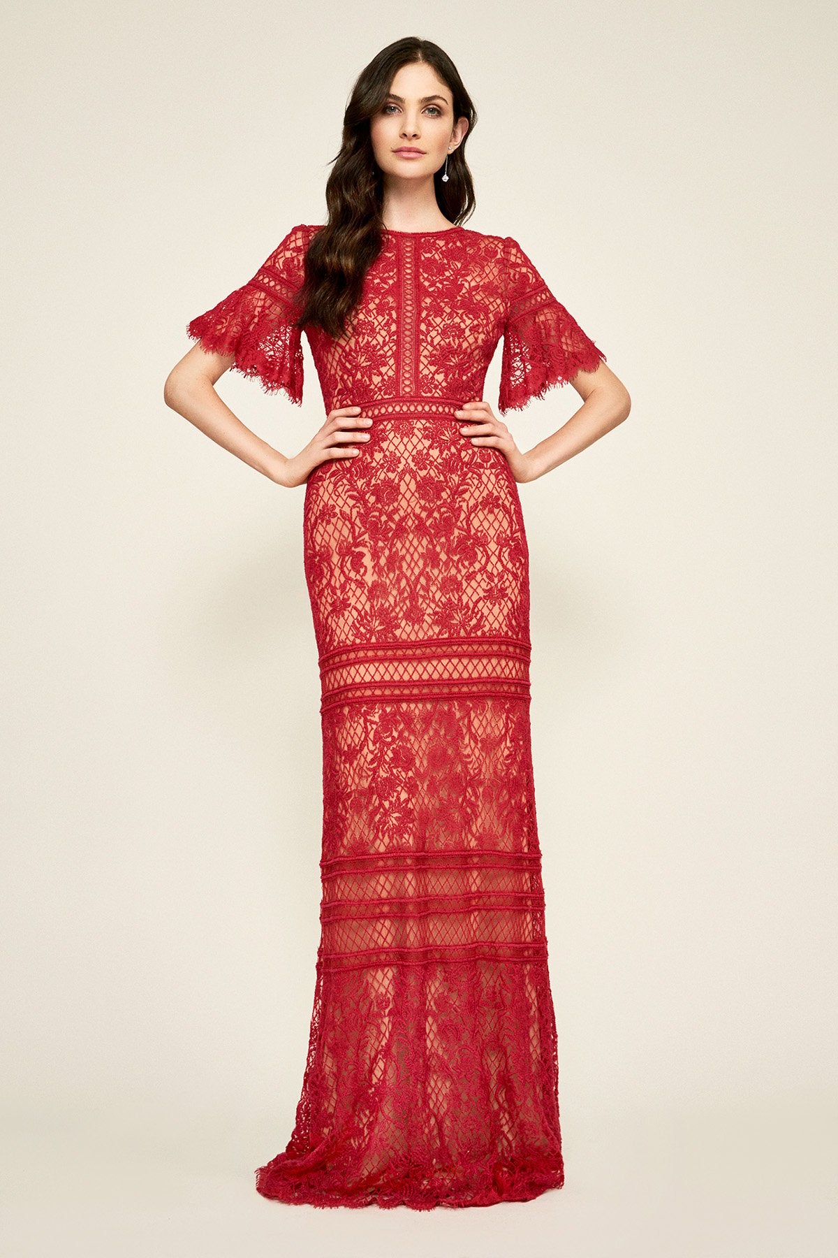 Tadashi Shoji - Chakra Embroidered Gown