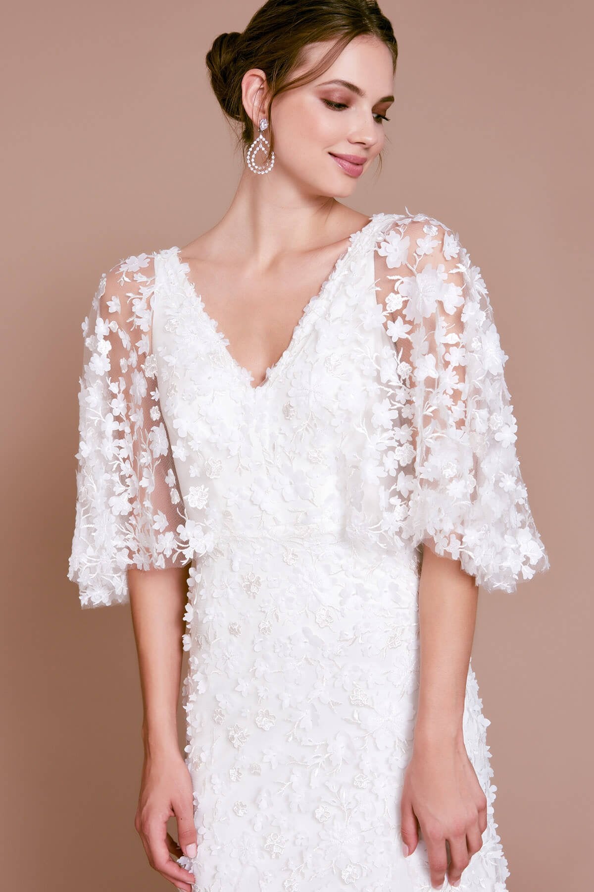 Tulsa Appliqu_ Gown