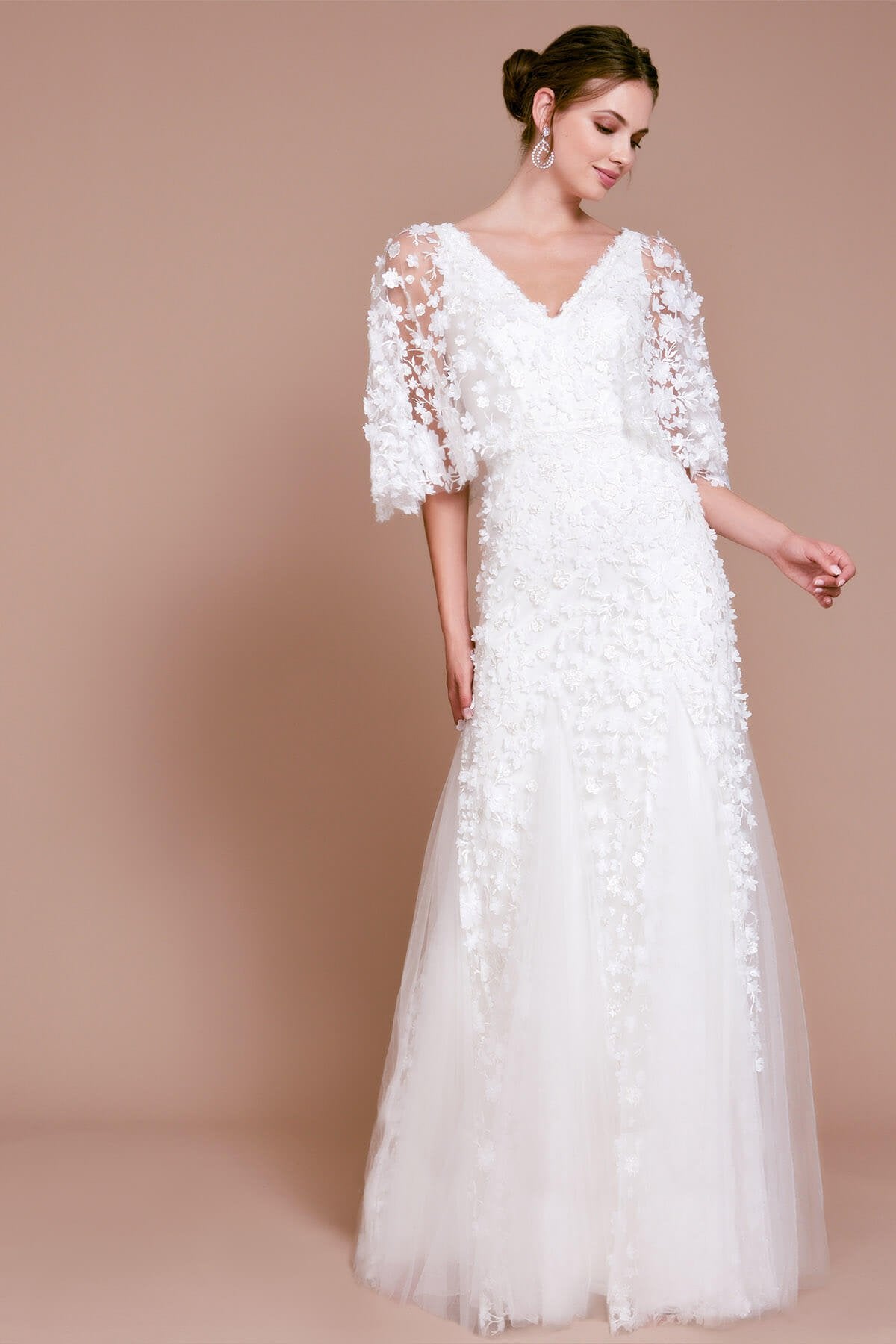 Tulsa Appliqu_ Gown