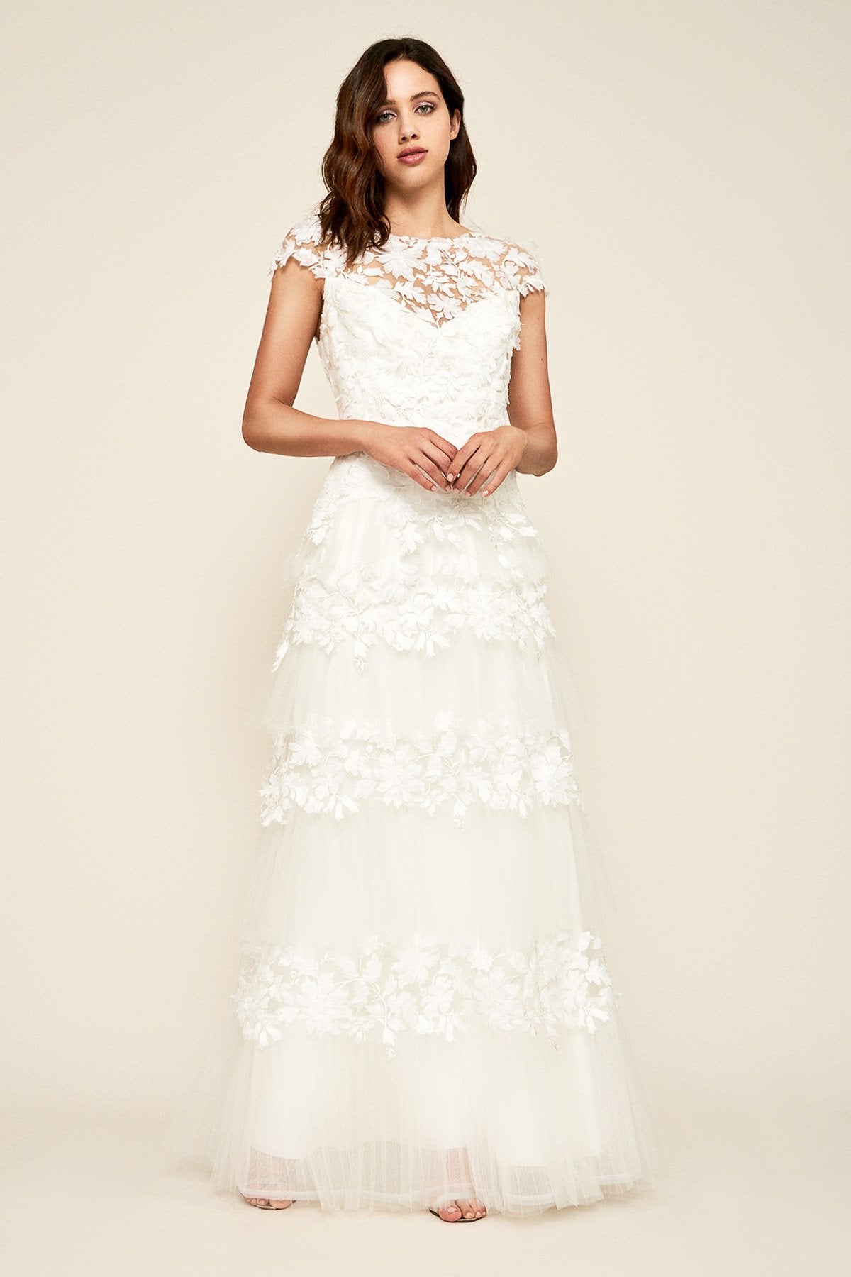 Tadashi Shoji - Paxton Appliqu_ Gown