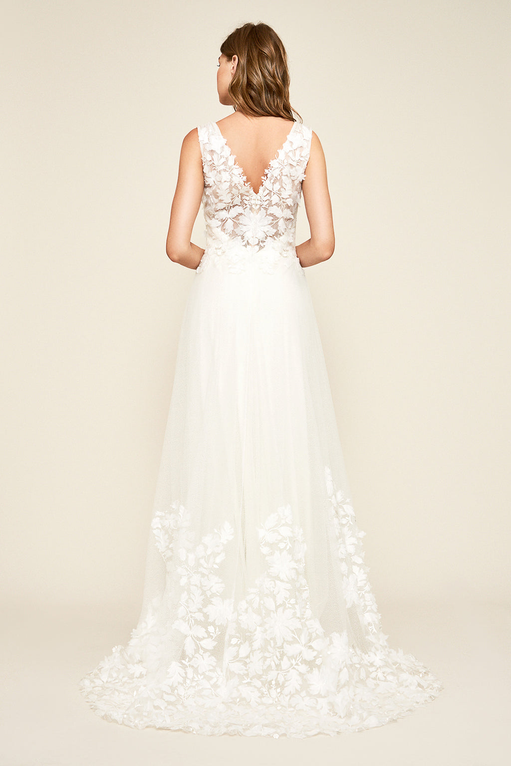 Tadashi Shoji - Tacoma Sleeveless Appliqu_ Gown