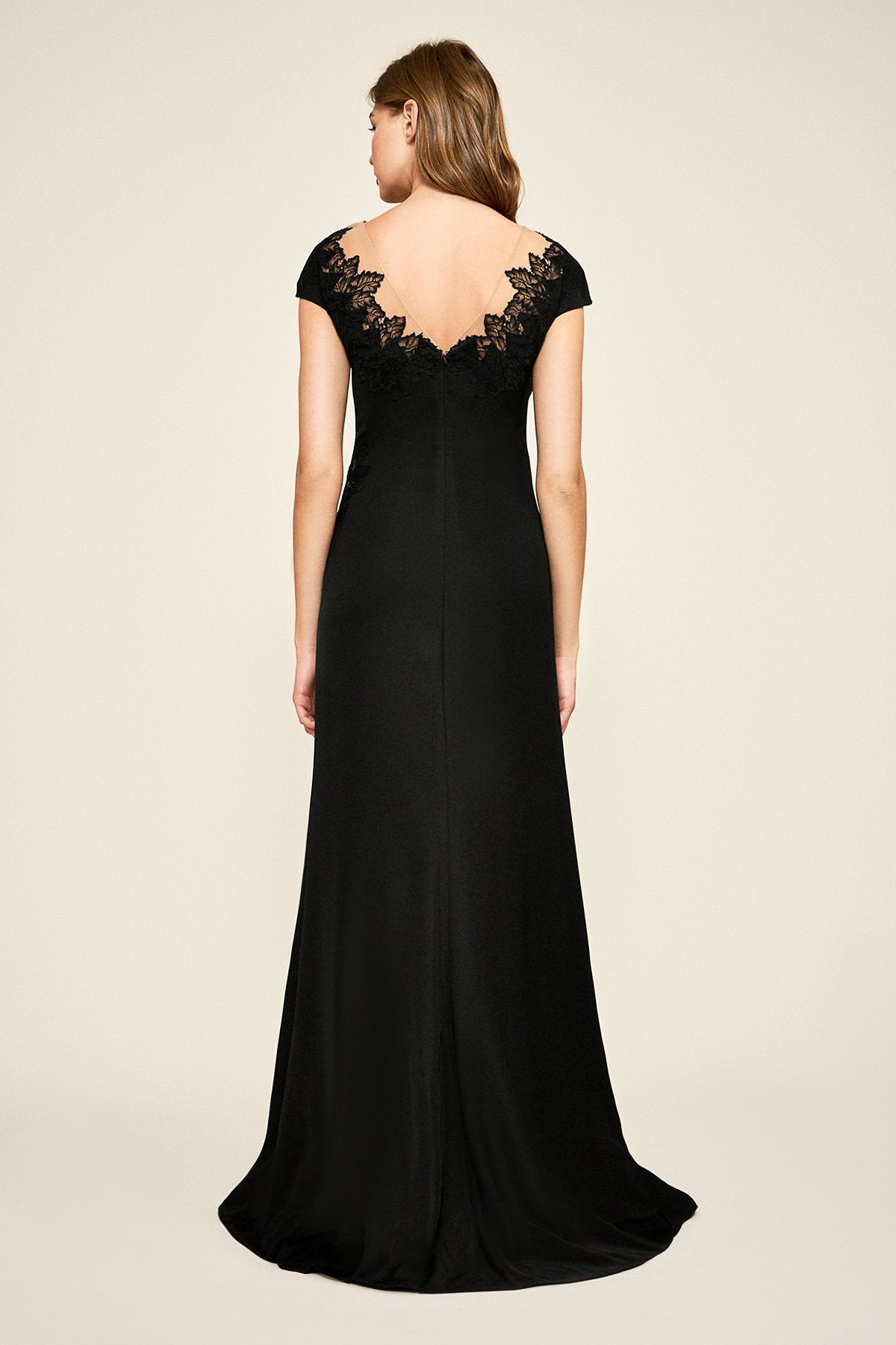 Adelia Lace Motif Neoprene Gown