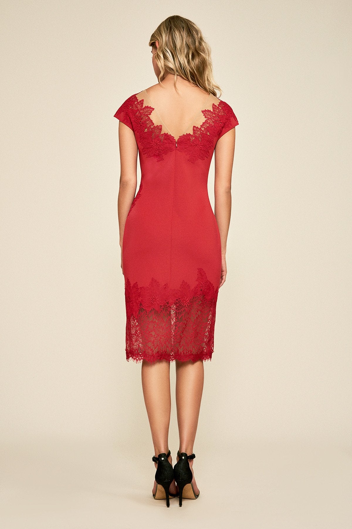 Adelia Lace Motif Neoprene Dress