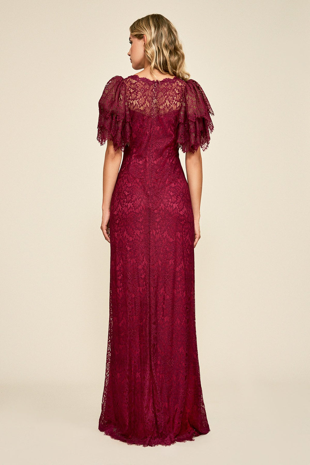 Tadashi Shoji - Kassian Leaf Lace Gown