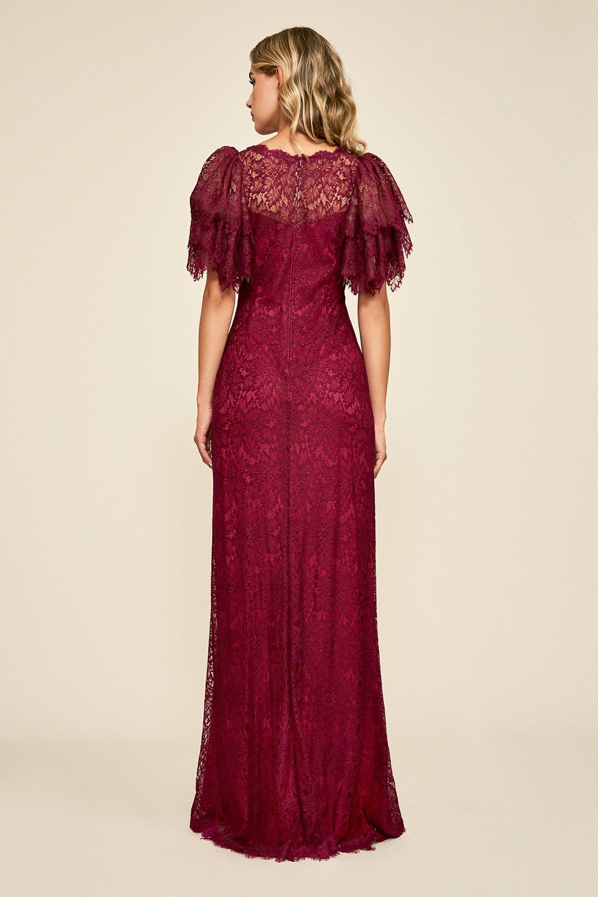 Tadashi Shoji - Kassian Leaf Lace Gown