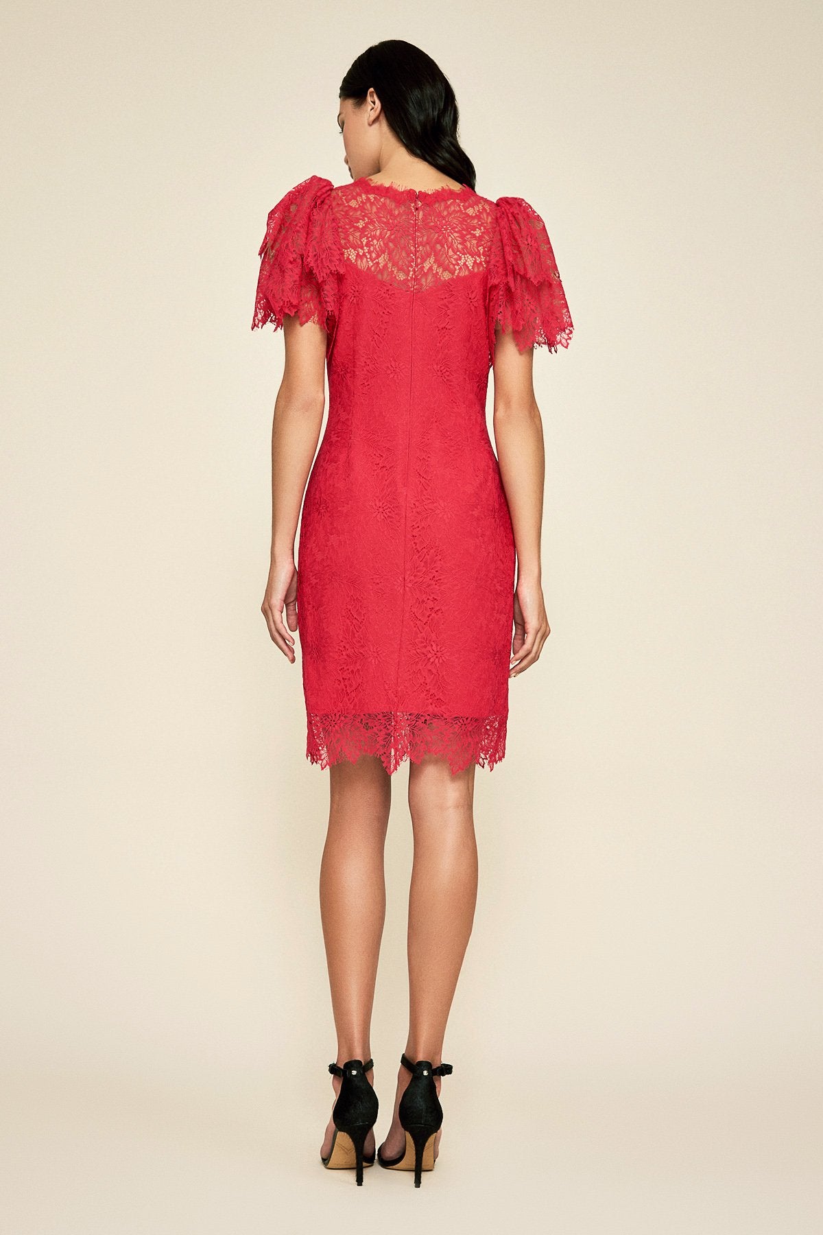Kassian Leaf Lace Dress – Tadashi Shoji Official Online Boutique