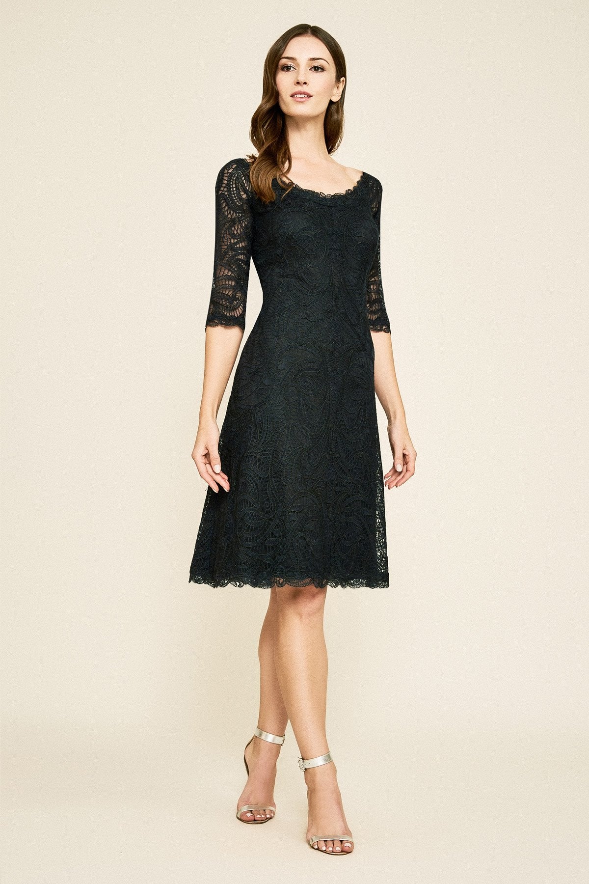 Tadashi Shoji - Georgi Embroidered Flare Dress
