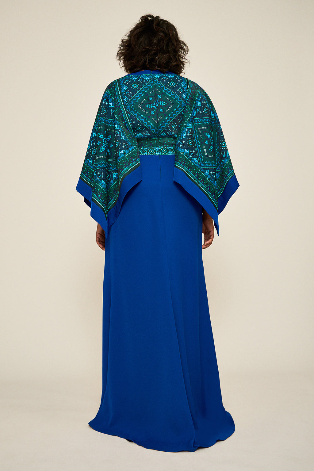 Tadashi Shoji - Jasper Cape Sleeve Gown - PLUS SIZE