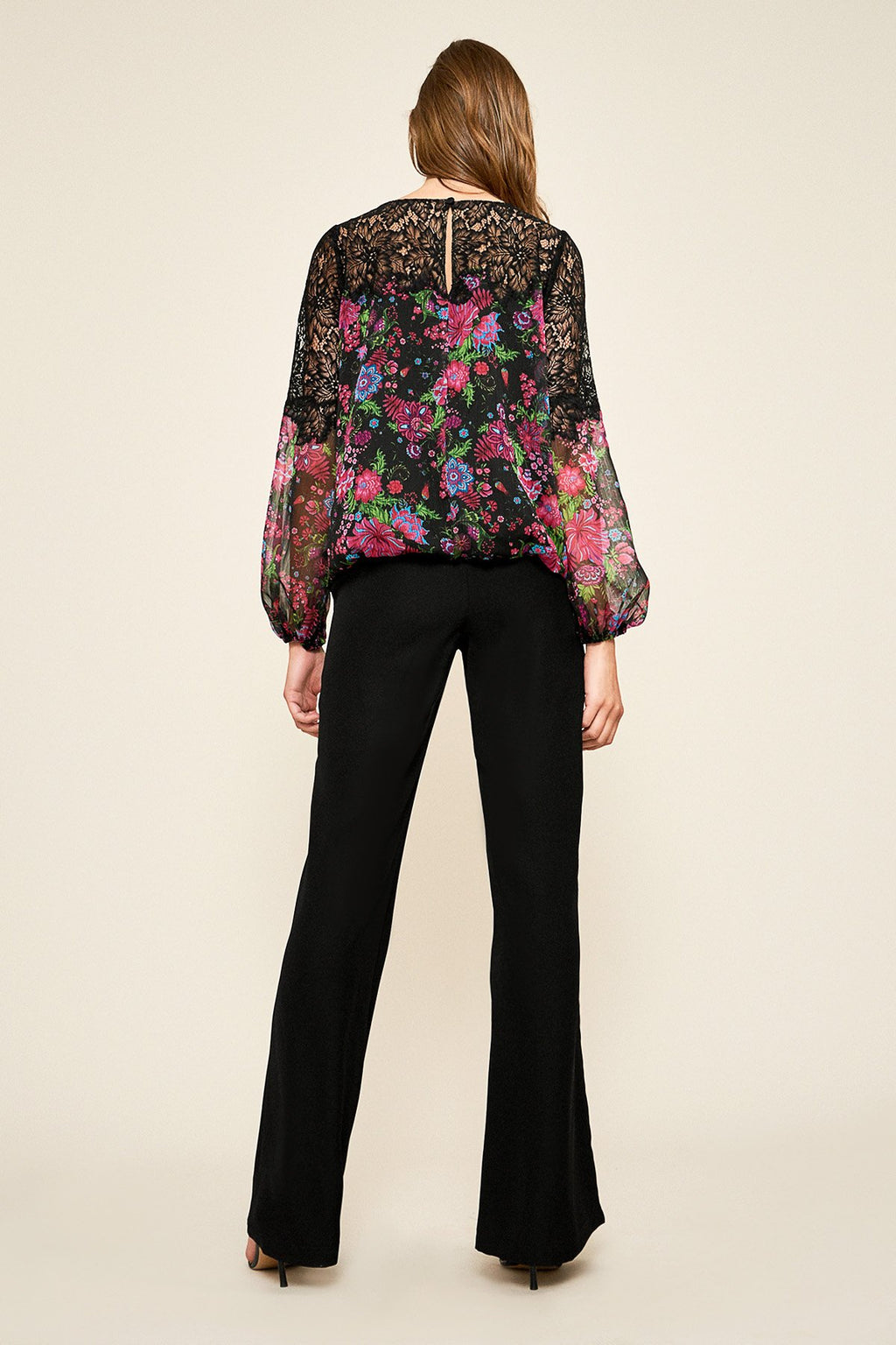 Tadashi Shoji - Elora Crinkle Chiffon Blouse