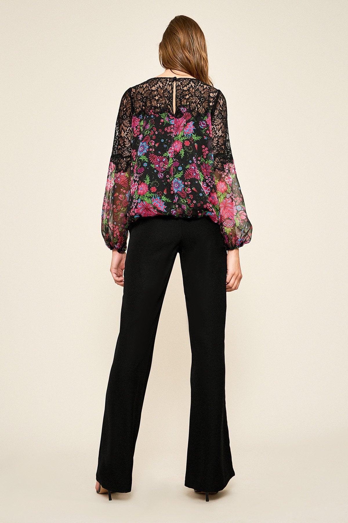 Tadashi Shoji - Elora Crinkle Chiffon Blouse