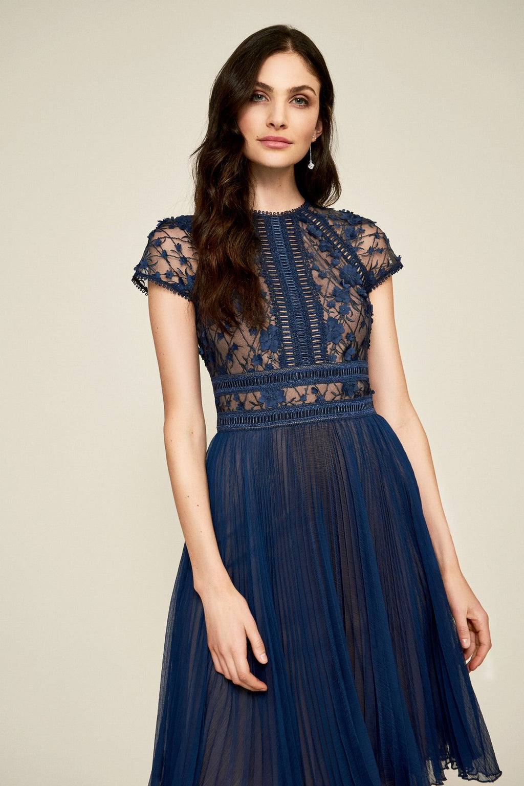 Tadashi Shoji - Zivan Flared Lace Dress