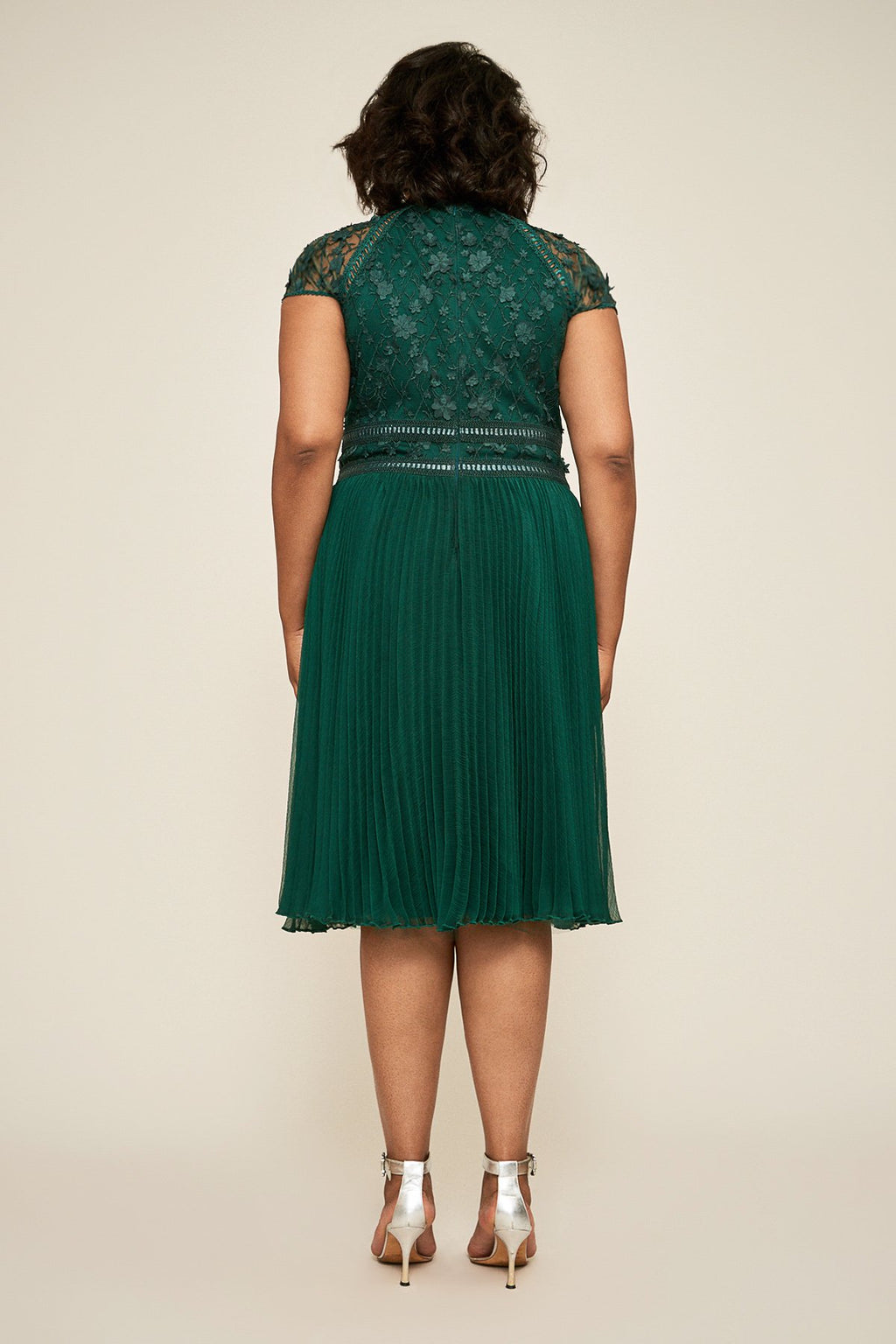 Zivan Flared Lace Dress - PLUS SIZE