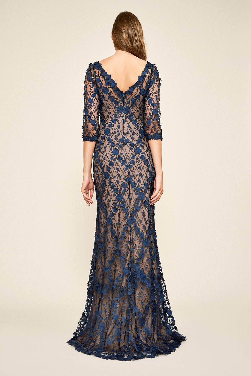 Tadashi Shoji - Story Embroidered Tulle Gown