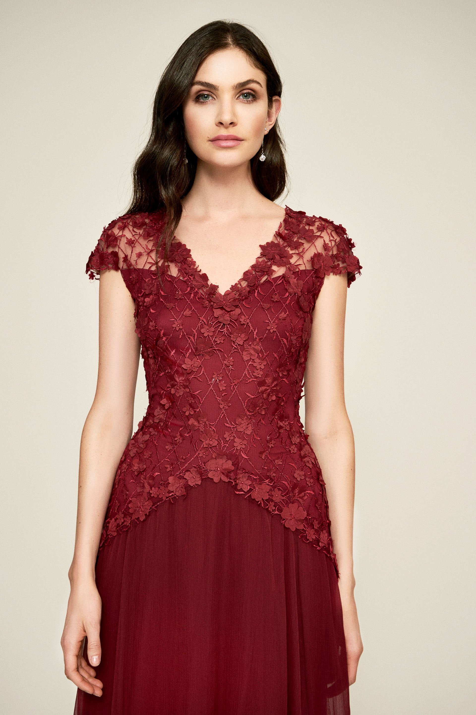 Tadashi Shoji - Zella Embroidered Gown