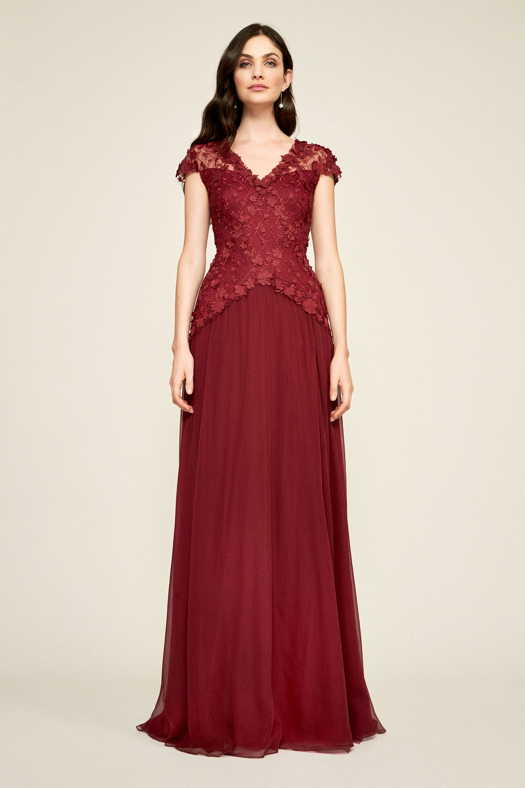 Tadashi Shoji - Zella Embroidered Gown