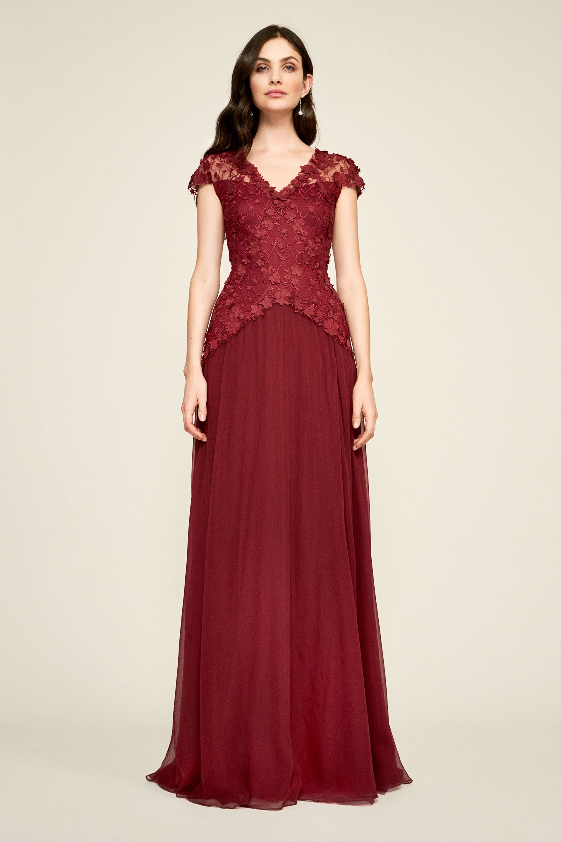 Tadashi Shoji - Zella Embroidered Gown