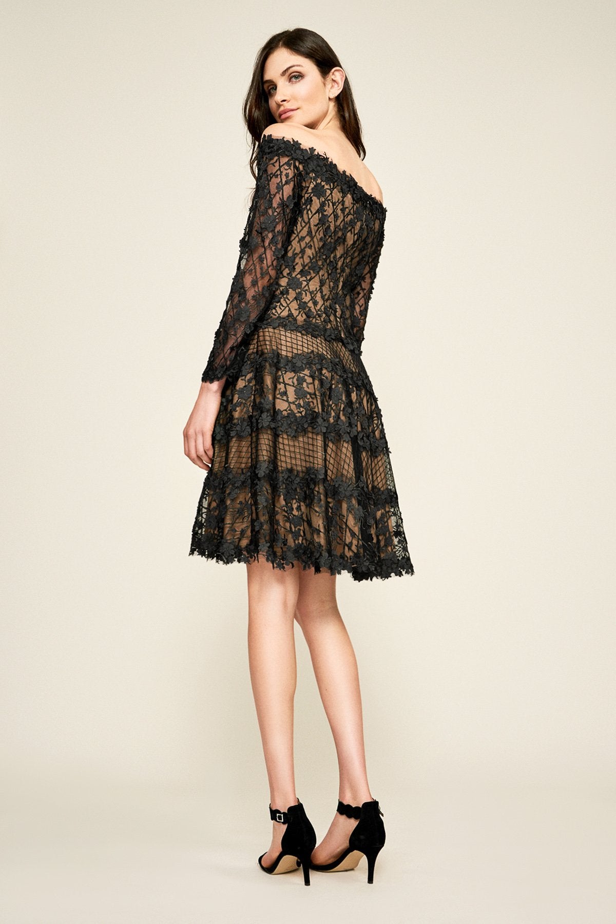 Tadashi Shoji - Alder Embroidered Tulle Dress