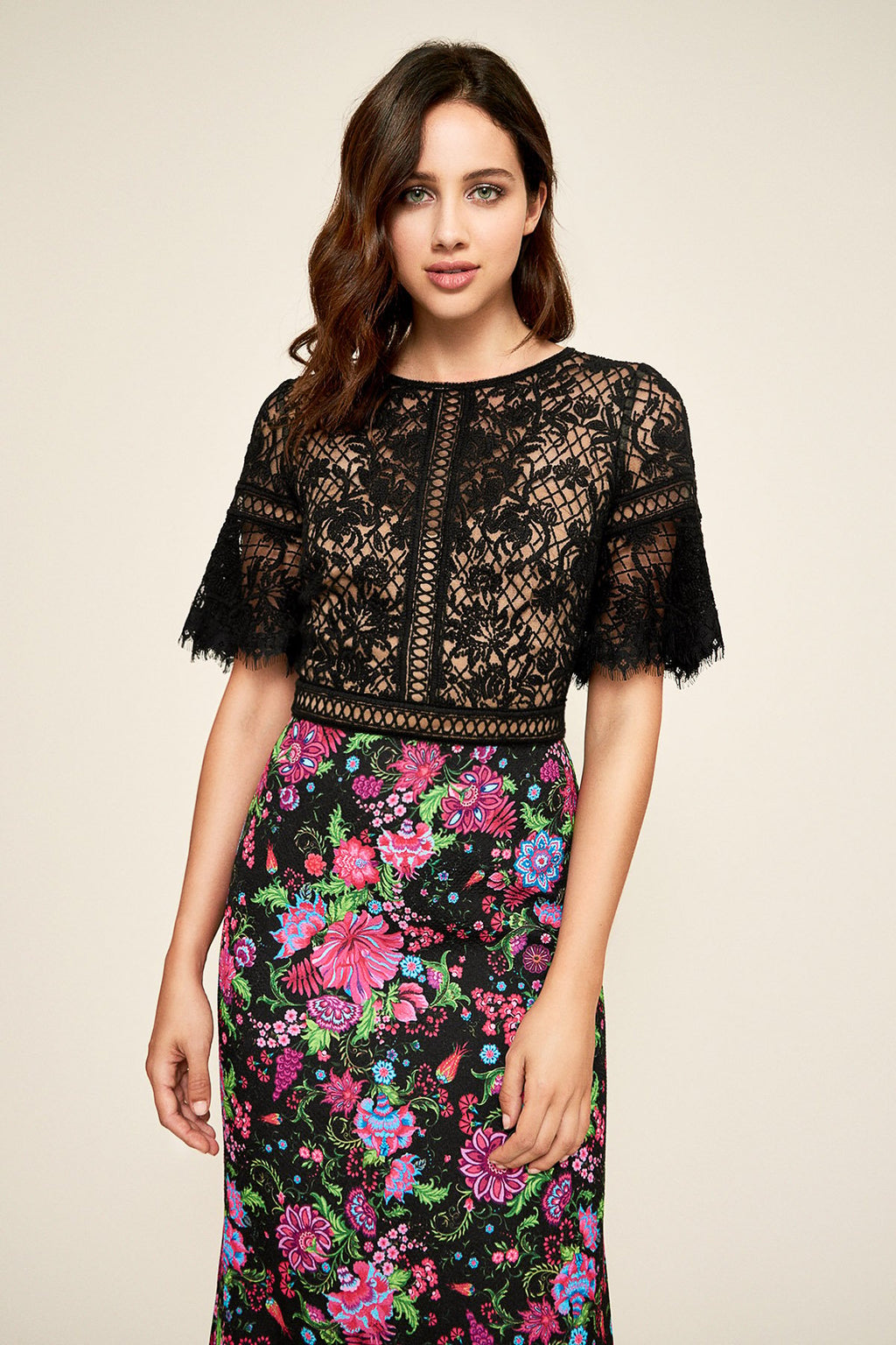 Tadashi Shoji - Morgana Printed Crepe Gown