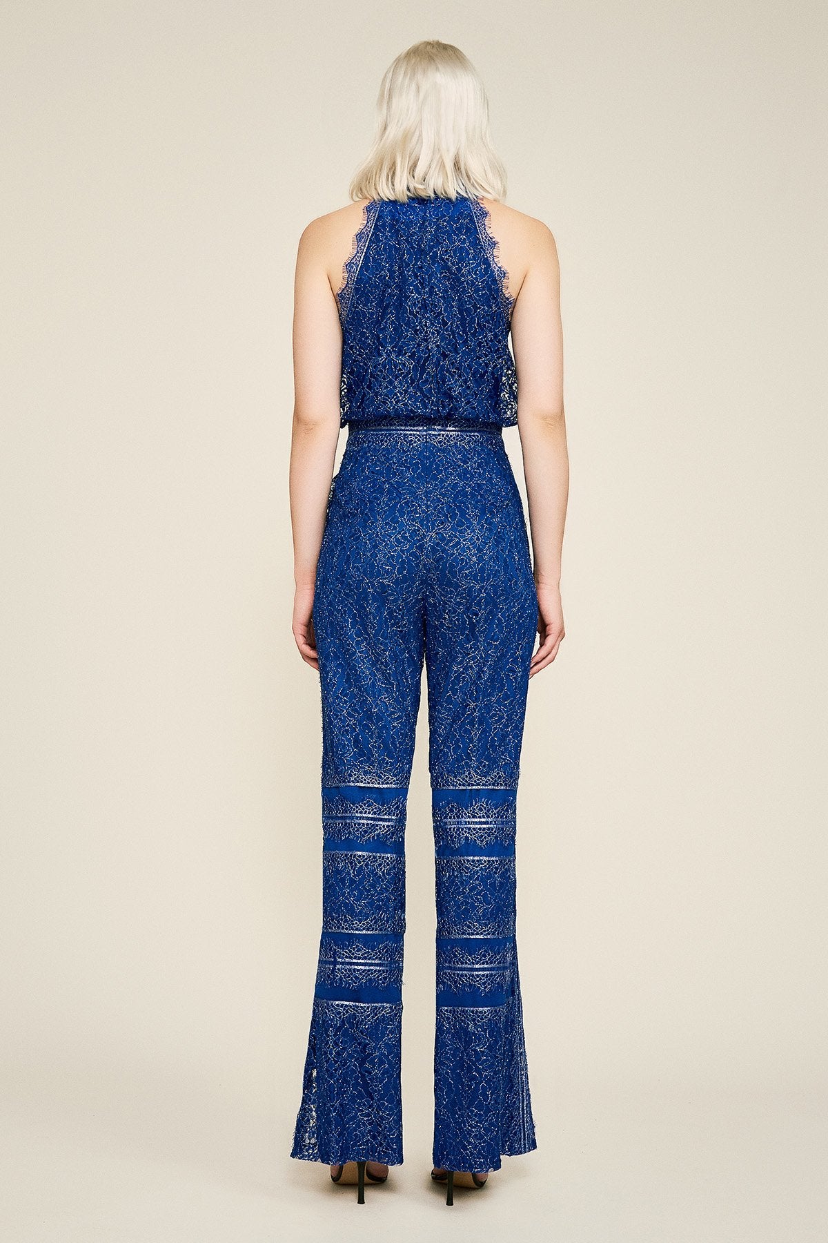 Kaius Metallic Lace Jumpsuit