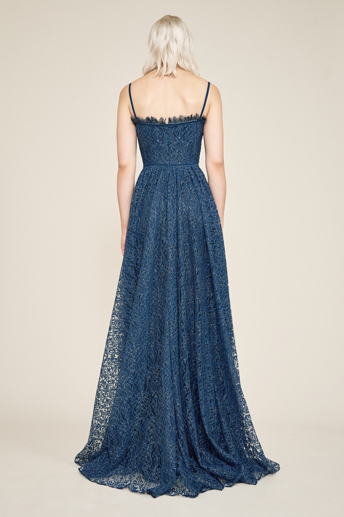 Tadashi Shoji - Caelia Metallic Lace Gown