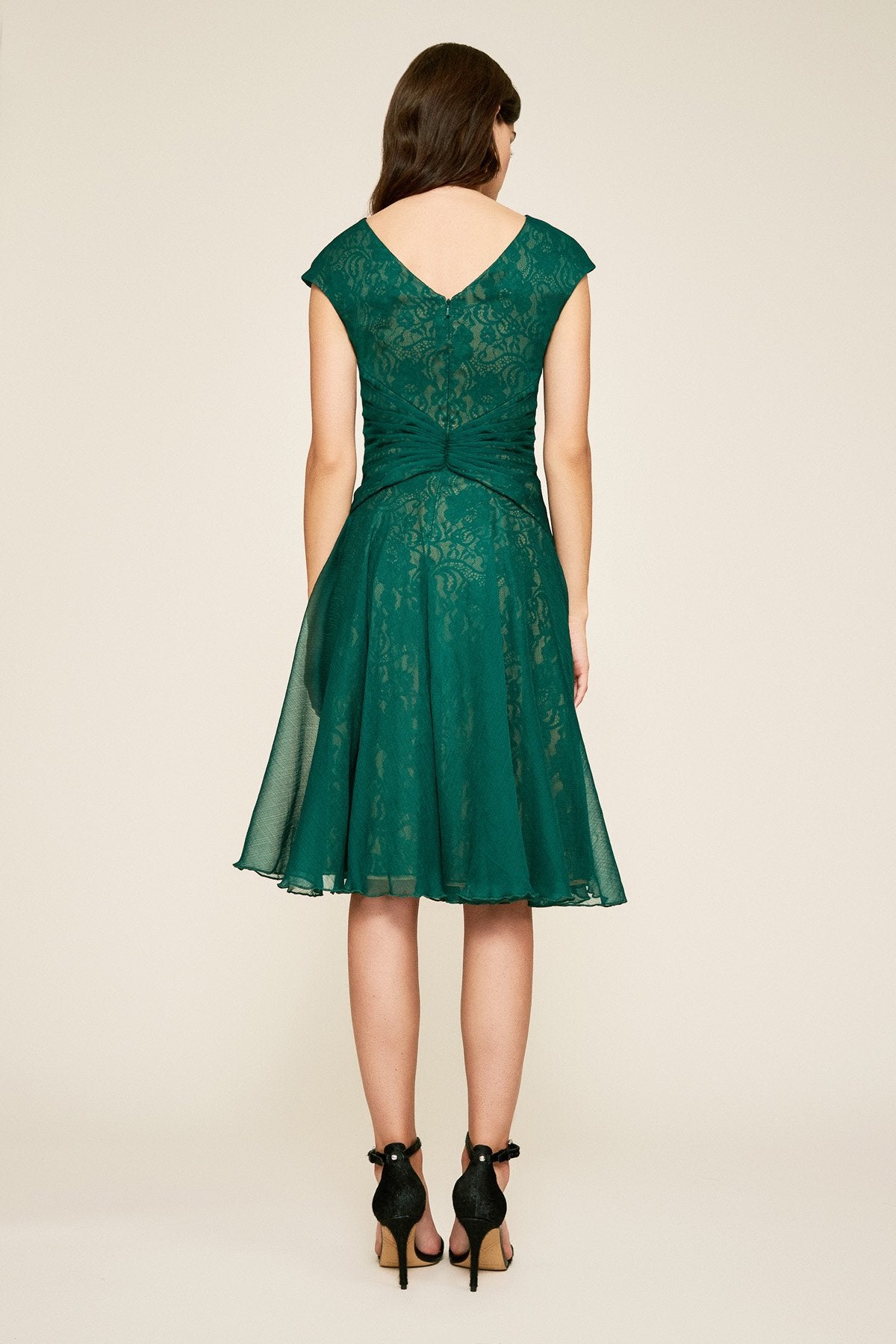 Tadashi Shoji - Pavey Lace & Chiffon Dress