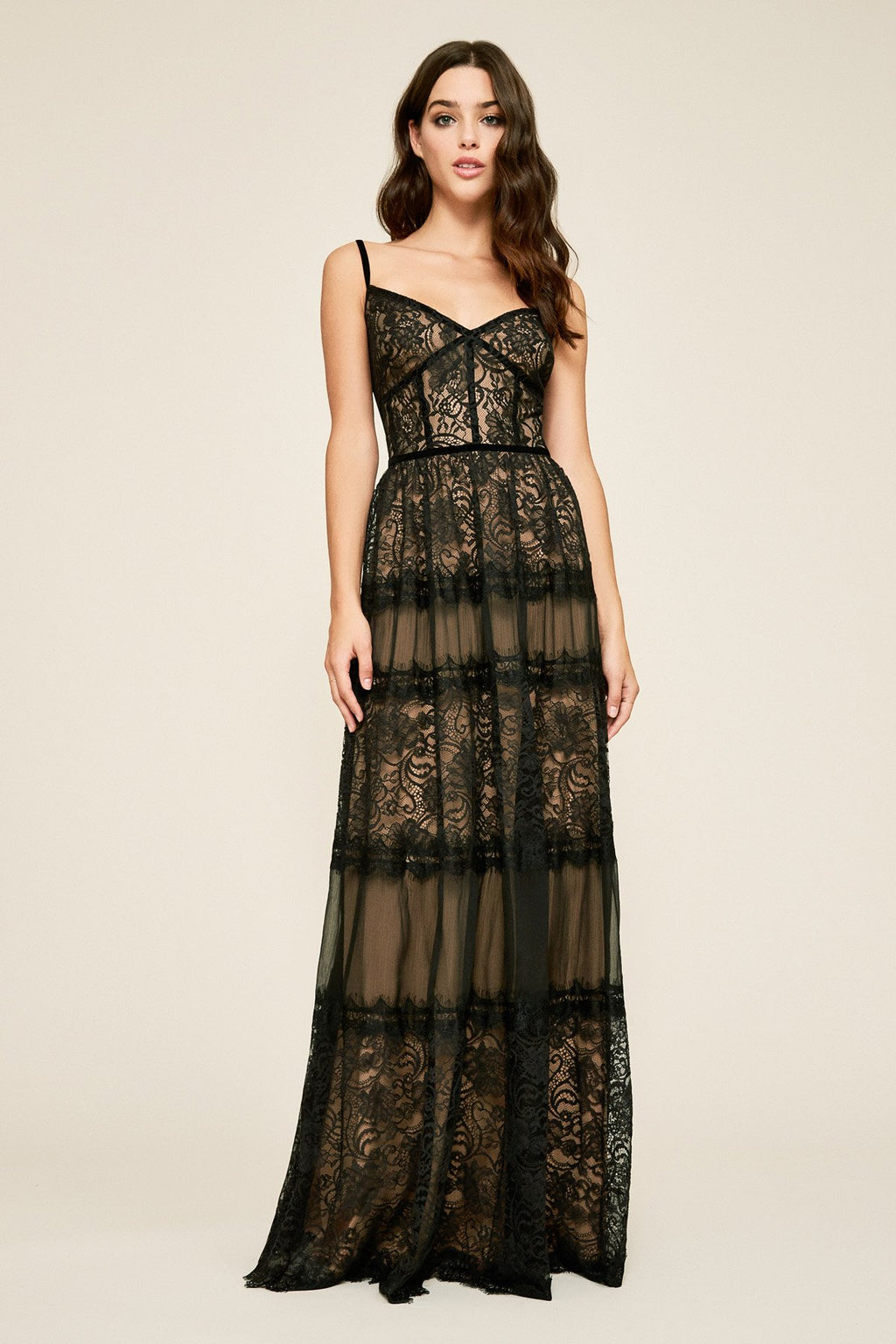 Tatiana Strap Lace Gown
