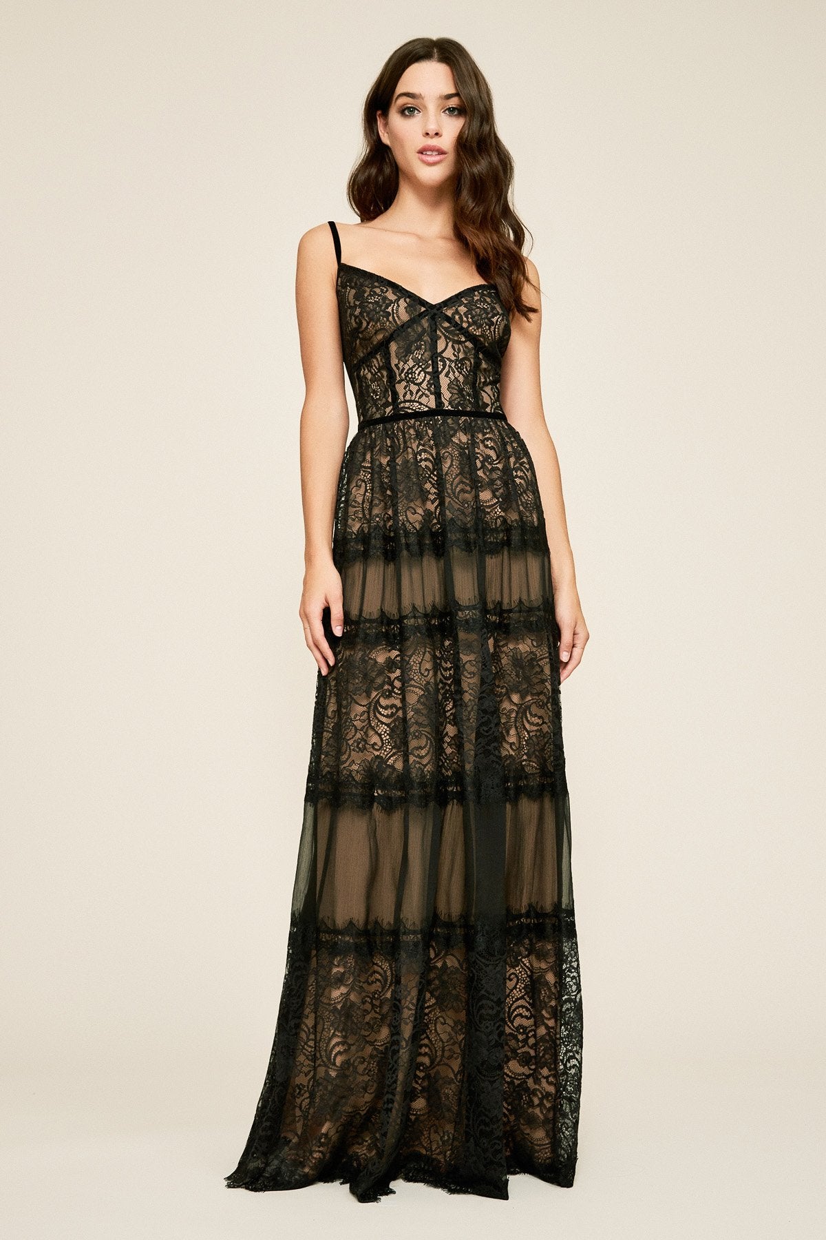 Tatiana Strap Lace Gown