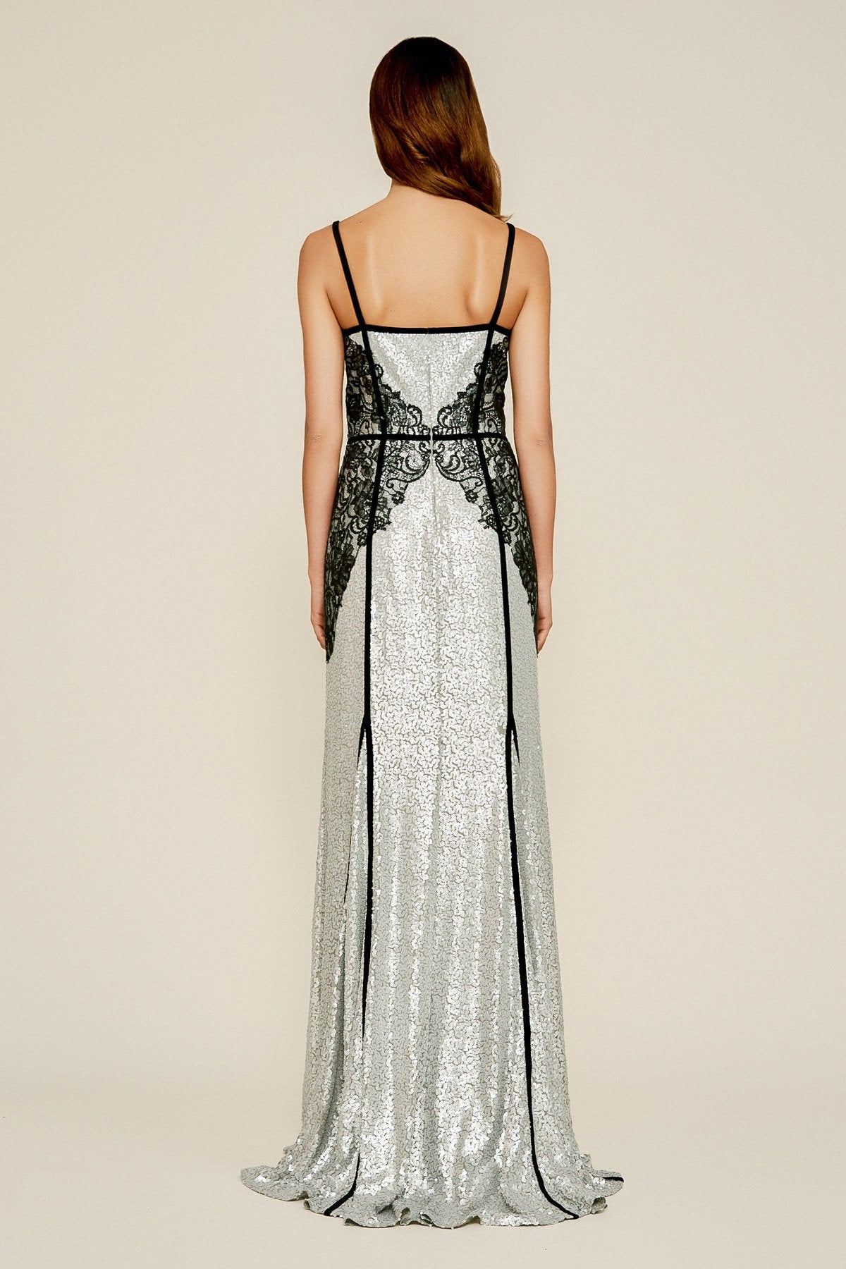 Tadashi Shoji - Janus Lace Sequin Gown