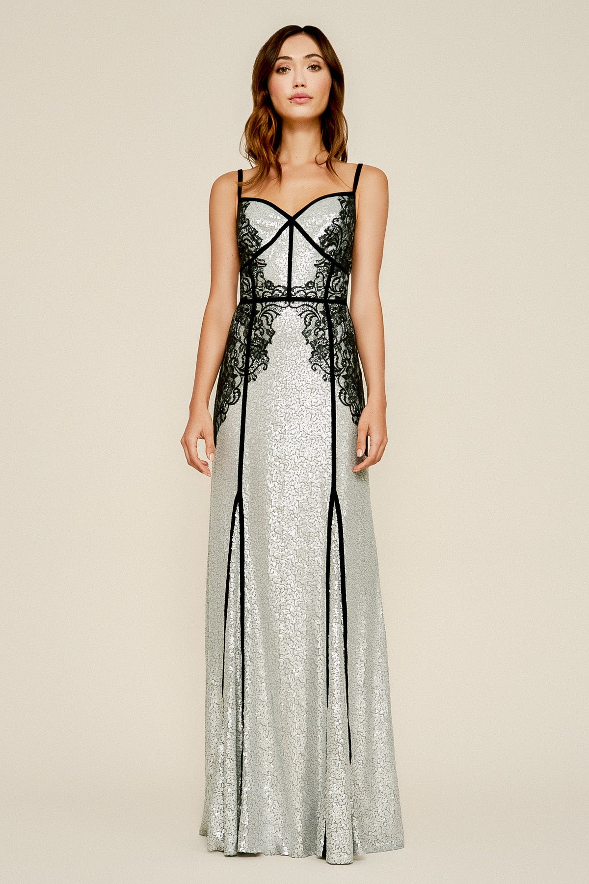 Tadashi Shoji - Janus Lace Sequin Gown