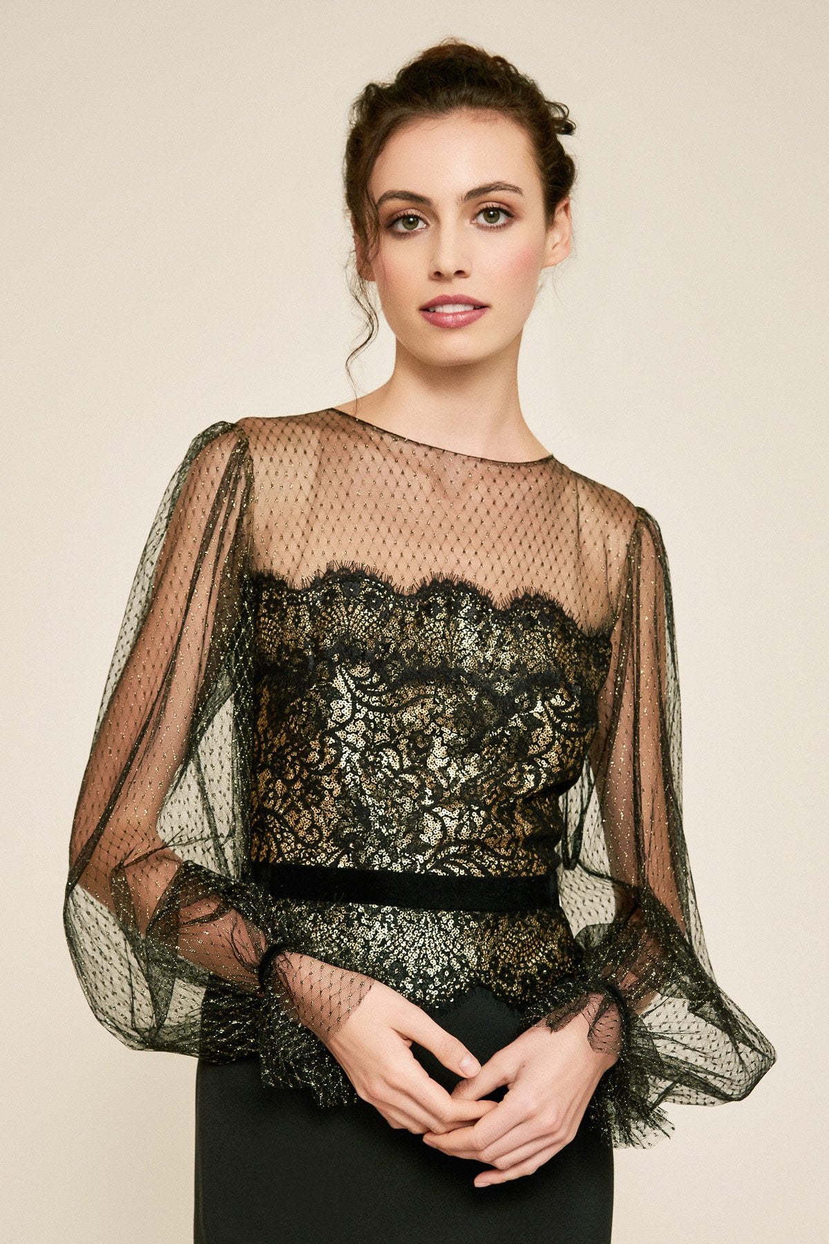 Tadashi Shoji - Adele Long-Sleeve Dress