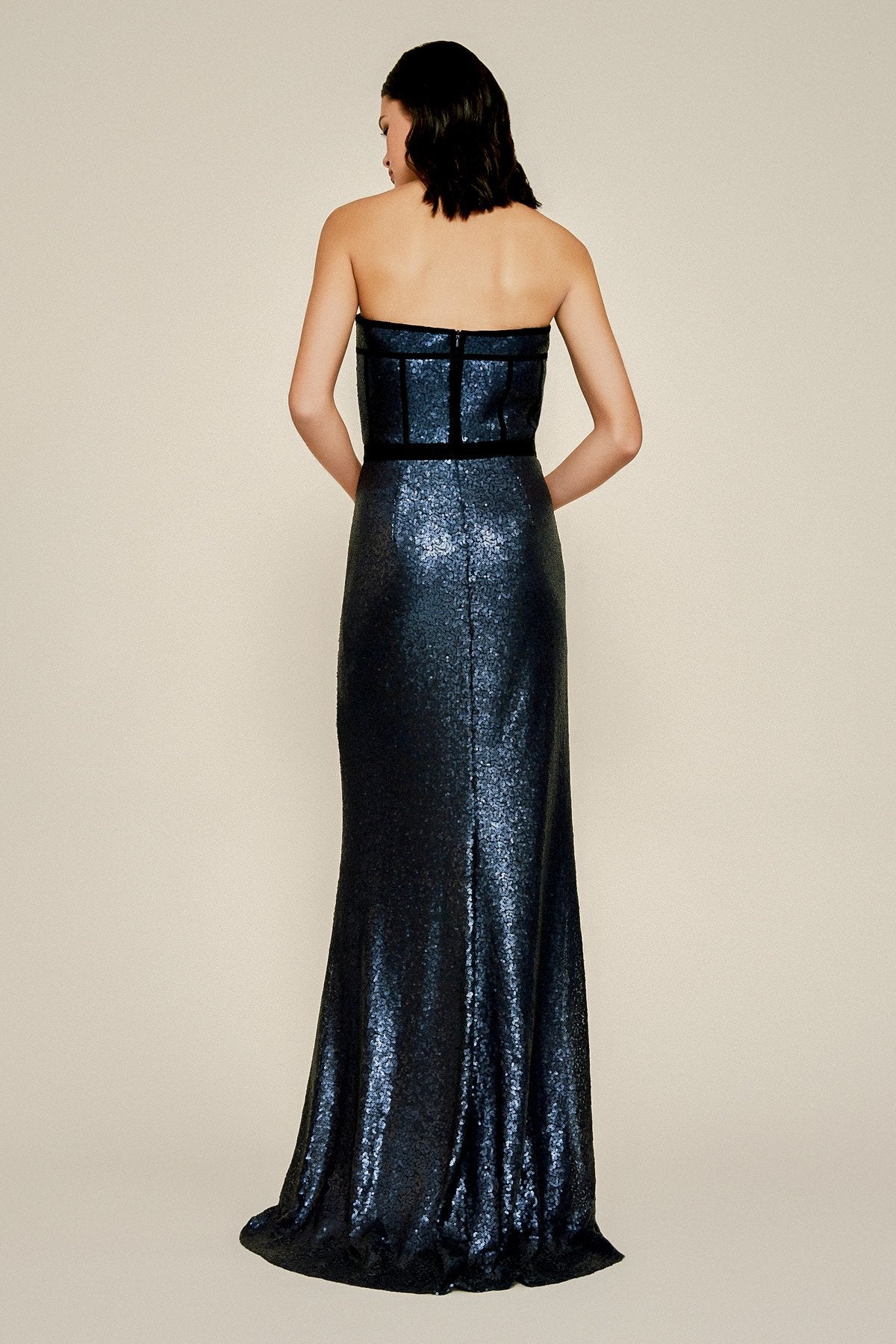 Tadashi Shoji - Priuli Strapless Sequin Gown