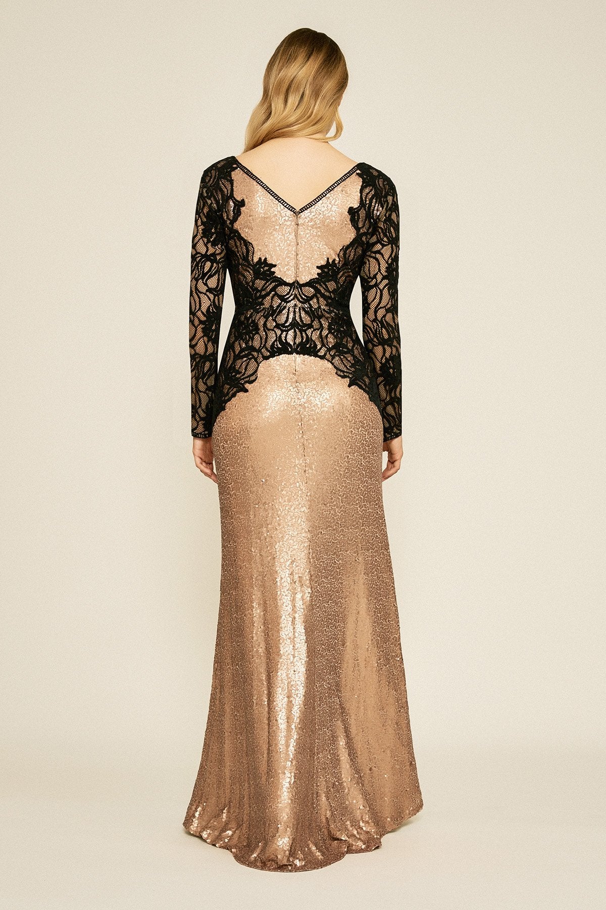 Vulcan Lace Sequin Gown