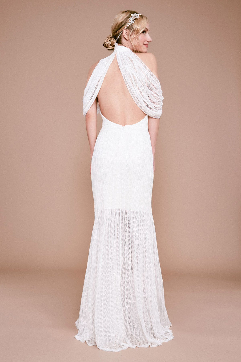 Tadashi Shoji - Alcott Cold-Shoulder Corded Lace Gown