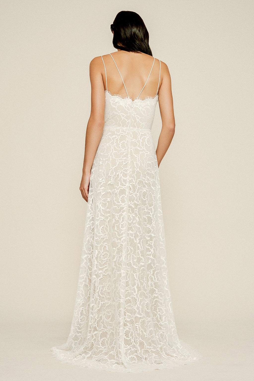 Tadashi Shoji - Roxas Strap Lace Gown